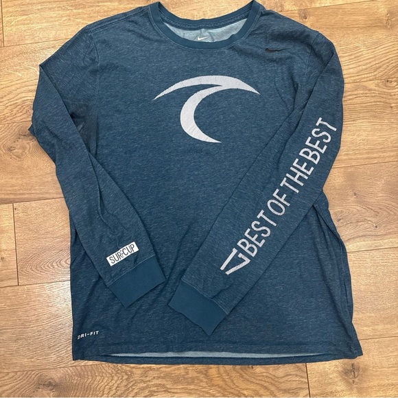 Nike Other - Nike Dri-Fit SURF CUP BEST OF THE BEST 2017 Blue Long Sleeve Shirt Size Large
